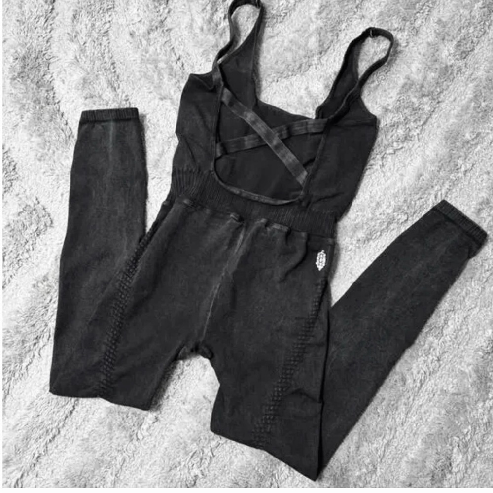 FP Movement by Free People Black Jumpsuit